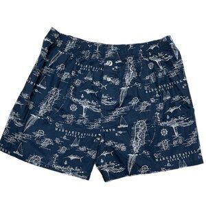 Margaritaville Shorts Men’s large Nautical Print Beachy Lounge